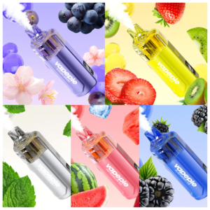 5-PACK MIXED FLAVORS VAPEPIE CRYSTAL POP 15000 PUFFS