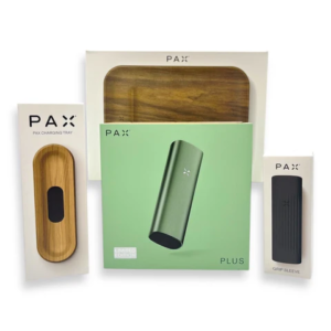 PAX PLUS HERB VAPORIZER – SAGE – EXTRAS BUNDLE COMPLETE KIT – JAMES GOLDCROWN