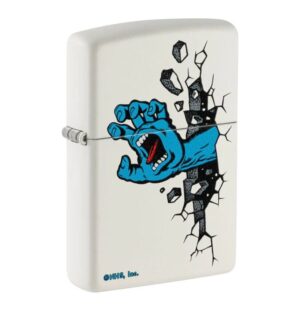 IMG_1926-1.jpeg Santa Cruz Skateboards White Matte Zippo Lighter