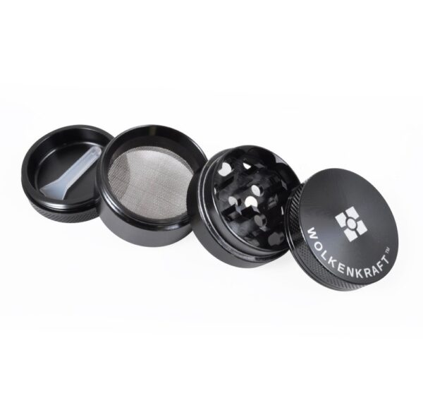 Wolkenkraft Aluminium Grinder 40mm – Black