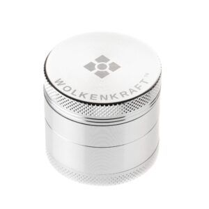 Wolkenkraft Aluminium Grinder 40mm – Silver