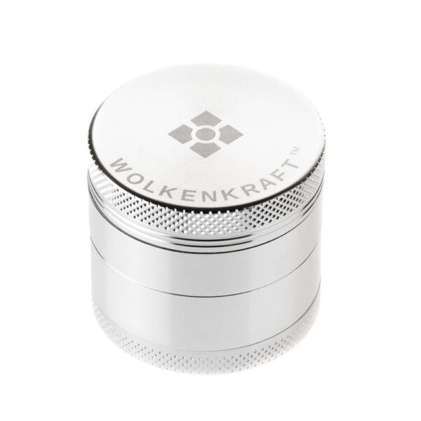 Wolkenkraft Aluminium Grinder 40mm – Silver