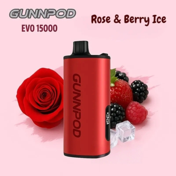 IMG_3226.png Gunnpod EVO 15k Rose Berry Ice (10 Pack)