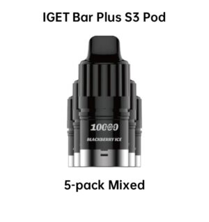 IGET Bar Plus S3 Pod – 5 Pack