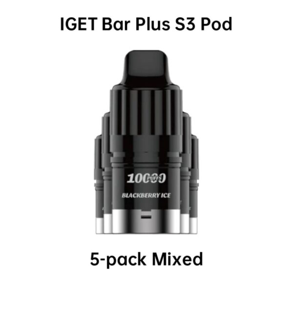 IGET Bar Plus S3 Pod – 5 Pack