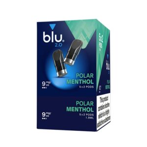 Blu 2.0 Polar Menthol E Liquid Pods – 5 Boxes